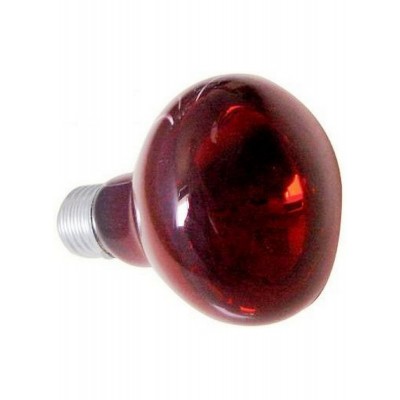 LAMPADA infrarossi Philips Rossa 100w rinforzata VETRO ROSSO