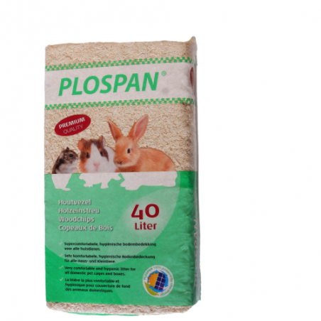 Plospan Trucioli Lettiera Naturale 2,2kg (40lt)