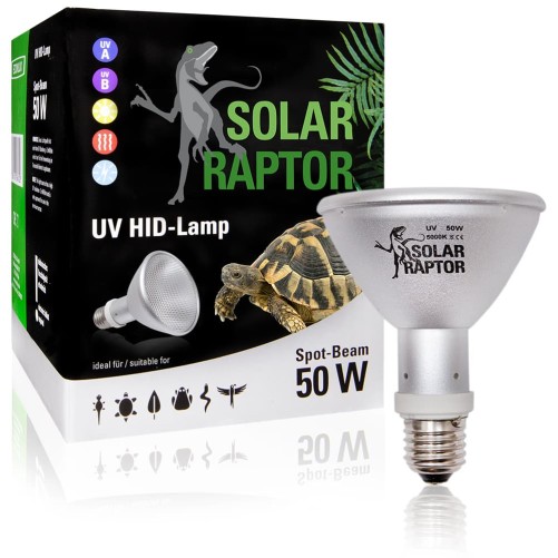 Econlux Solar Raptor HID 50W Spot +UVA/UVB Agli Ioduri Metallici