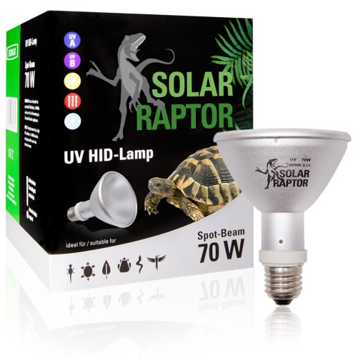 Econlux Solar Raptor HID da 70W  spot + UVA/UVB Agli Ioduri Metallici